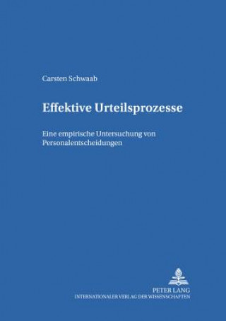 Effektive Urteilsprozesse