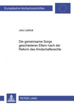 Gemeinsame Sorge Geschiedener Eltern Nach Der Reform Des Kindschaftsrechts