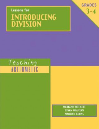 Lessons for Introducing Division, Grades 3-4