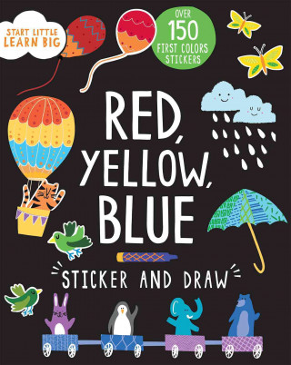 Sticker and Draw Red, Yellow, Blue