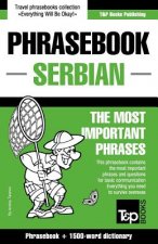 English-Serbian phrasebook and 1500-word dictionary
