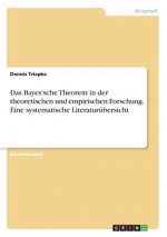 Bayes'sche Theorem in der theoretischen und empirischen Forschung. Eine systematische Literaturubersicht