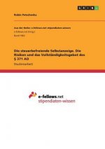 steuerbefreiende Selbstanzeige. Die Risiken und das Vollstandigkeitsgebot des  371 AO