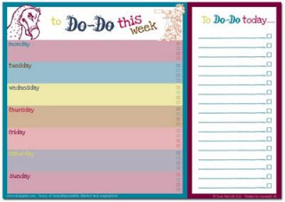 Dodo Daily to Do List Notepad (A4) Classic