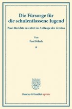 Die Fürsorge für die schulentlassene Jugend.