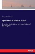 Specimens of Arabian Poetry