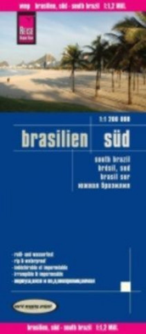 Reise Know-How Landkarte Brasilien, Süd (1:1.200.000). South Brazil / Brésil, Sud / Brasil Sur