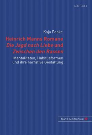 Heinrich Manns Romane Die Jagd Nach Liebe Und Zwischen Den Rassen