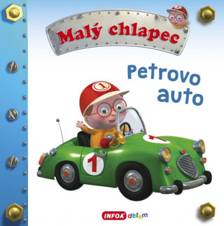 Malý chlapec Petrovo auto