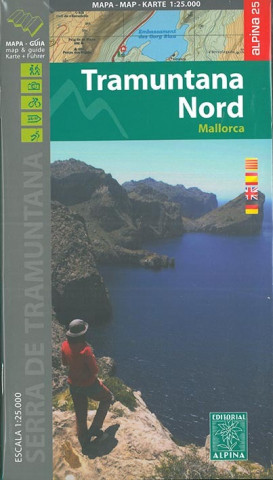 Mallorca -Tramuntana Norte GR11 map and hiking guide