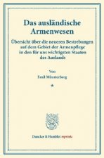 Das ausländische Armenwesen.