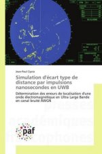 Simulation d'écart type de distance par impulsions nanosecondes en UWB