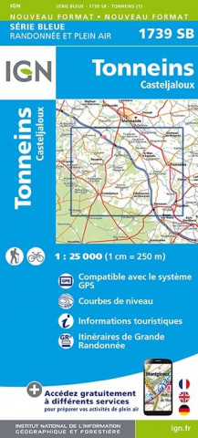 Tonneins - Casteljaloux 1 : 25 000
