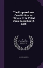 Proposed New Constitution for Illinois, to Be Voted Upon December 12, 1922;