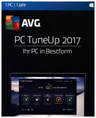 AVG PC TuneUp 2017, 1 PC, 1 DVD-ROM
