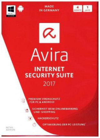 Avira Internet Security Suite 2017 - 4 Geräte, DVD-ROM