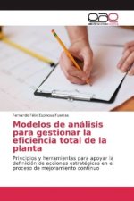 Modelos de análisis para gestionar la eficiencia total de la planta