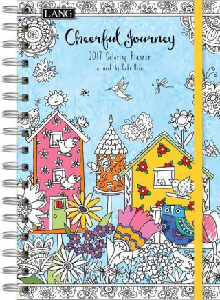 Cal 2017 Cheerful Journey 2017 Engagement Planner - Spiral (Coloring)
