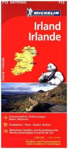 Michelin Nationalkarte Irland 1 : 400 000