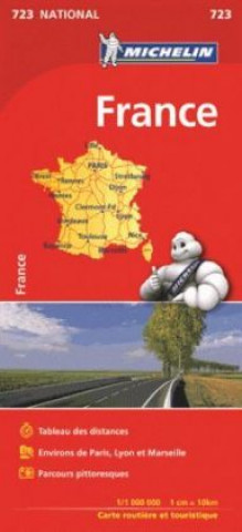 France (booklet format) - Michelin National Map 723