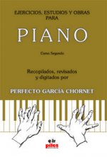 Ejercicios, estudios y obras para piano : curso segundo