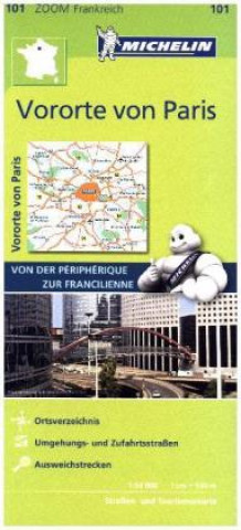 Michelin ZOOM Karte Vororte von Paris 1 : 53 000