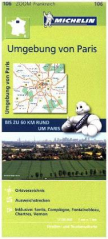 Michelin Zoomkarte Paris und Umgebung 1 : 100 000