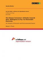 The Chinese Consumers' Attitudes towards their 'Willingness to Pay' for Renewable Electricity