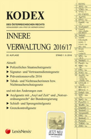 KODEX Innere Verwaltung 2016/17 (f. Österreich)