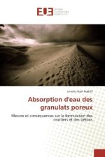 Absorption d'eau des granulats poreux