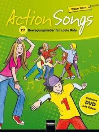 Action Songs. Paket (Liederbuch inkl. DVD + 2 Audio-CDs)