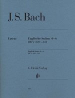 Englische Suiten (Nr.4, 5, 6) BWV 809-811 F-Dur, e-Moll, d-Moll, Klavier