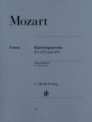 Klavierquartette g-Moll KV 478 und Es-Dur KV 493, Klavierpartitur mit Stimmen
