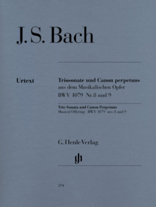 Triosonate und Canon perpetuus (aus dem Musikalischen Opfer) BWV 1079 Nr. 8 und 9, Flöte, Violine und Continuo