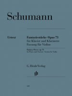 Fantasiestücke für Klavier und Klarinette op.73, Fassung für Violine und Klavier, Klavierpartitur und Einzelstimme
