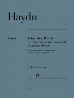 Trios für zwei Flöten und Violoncello Hob. IV:1-4 (Londoner Trios), Stimmensatz
