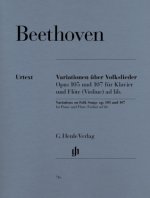 Variationen über Volkslieder op.105 und op.107 für Klavier und Flöte (Violine) ad lib.