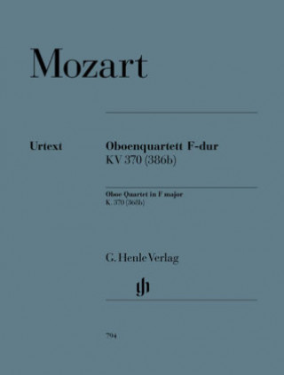 Oboenquartett F-Dur KV 370 (368b), Oboe, Violine, Viola und Violoncello, Stimmensatz