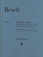 Acht Stücke op.83, für Klarinette (Violine), Viola (Violoncello) und Klavier, Klavierpartitur u. Einzelstimmen