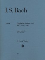 Englische Suiten Nr.1-3 BWV 806-808, für Klavier