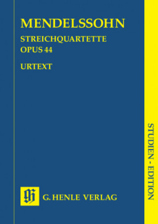 Streichquartette op.44, 1-3, Studien-Edition