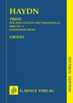 Trios für zwei Flöten und Violoncello Hob.IV: 1-4 (Londoner Trios), Partitur