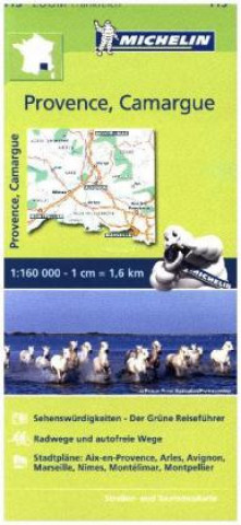 Michelin Zoomkarte Provence - Camargue 1 : 160 000