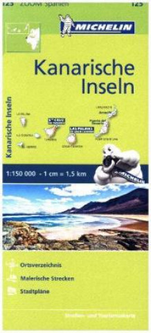 Michelin Zoomkarte Kanarische Inseln 1 : 150 000