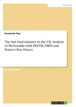 The fast food industry in the UK. Analysis of McDonalds with PESTEL, VRIN and Porter's Five Forces