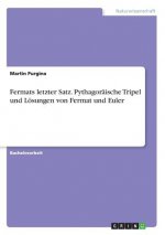Fermats letzter Satz. Pythagoraische Tripel und Loesungen von Fermat und Euler