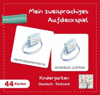 Mein Zweisprachiges Aufdeckspiell, Kindergarten Deutsch-Türkisch