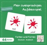 Mein zweisprachiges Aufdeckspiel, Farben und Formen Deutsch-Arabisch