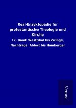 Real-Enzyklopädie für protestantische Theologie und Kirche