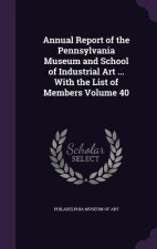 Annual Report of the Pennsylvania Museum and School of Industrial Art ... with the List of Members Volume 40